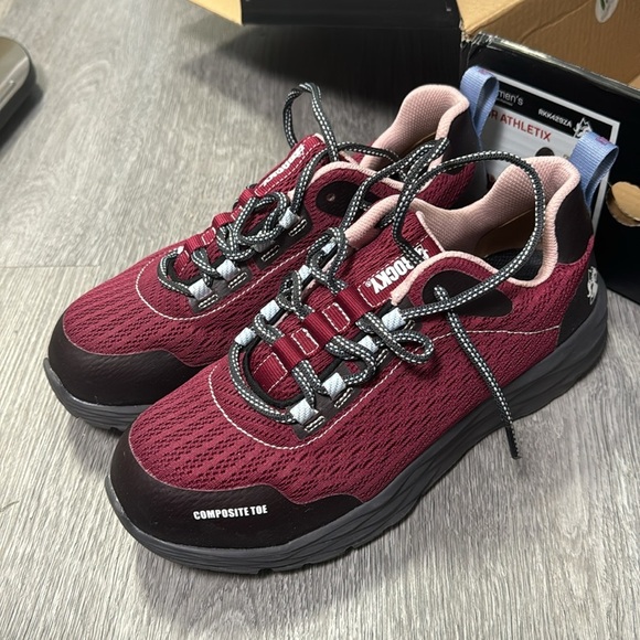Rocky V-Lite Lace Up Nano Comp Composite Toe Women's Size 8.5 Cranberry - Picture 3 of 7